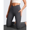image:imageCRZ YOGA Butterluxe Crossover Waist Leggings 28  Criss Cross Full Length Workout Athletic Womens Yoga PantsMysterious Grey