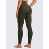 image:imageCRZ YOGA Butterluxe Crossover Waist Leggings 28  Criss Cross Full Length Workout Athletic Womens Yoga PantsOlive Green