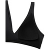 image:imageCRZ YOGA Butterluxe Front Twist Deep V Neck Sports Bras for Women  Wide Straps Padded U Back Yoga Crop TopBlack