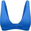 image:imageCRZ YOGA Butterluxe Front Twist Deep V Neck Sports Bras for Women  Wide Straps Padded U Back Yoga Crop TopSparkle Blue