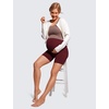 image:imageCRZ YOGA Butterluxe Maternity Biker Shorts Pockets 5  Over The Belly Pregnancy Womens Yoga Workout Athletic Buttery SoftRed Merlot