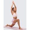 image:imageCRZ YOGA Butterluxe Thin Straps Cross Back Longline Sports Bras for Women  Padded V Neck Yoga Crop TopStrawberry Pink