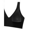image:imageCRZ YOGA Butterluxe V Neck U Back Sports Bras for Women  Low Cut Padded Wireless Basic Yoga TopBlack