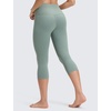 image:imageCRZ YOGA Butterluxe Yoga Capris Leggings 19  High Waisted Workout Buttery Soft Athletic Lounge Womens Crop PantsCrater Green