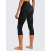 image:imageCRZ YOGA Butterluxe Yoga Capris Leggings 19  High Waisted Workout Buttery Soft Athletic Lounge Womens Crop PantsDark Grey Camouflage 2