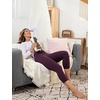 image:imageCRZ YOGA Butterluxe Yoga Capris Leggings 19  High Waisted Workout Buttery Soft Athletic Lounge Womens Crop PantsDeep Purple