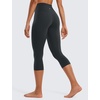 image:imageCRZ YOGA Butterluxe Yoga Capris Leggings 19  High Waisted Workout Buttery Soft Athletic Lounge Womens Crop PantsMelanite