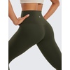image:imageCRZ YOGA Butterluxe Yoga Capris Leggings 19  High Waisted Workout Buttery Soft Athletic Lounge Womens Crop PantsOlive Green