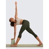 image:imageCRZ YOGA Butterluxe Yoga Capris Leggings 19  High Waisted Workout Buttery Soft Athletic Lounge Womens Crop PantsOlive Green