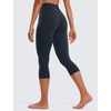 image:imageCRZ YOGA Butterluxe Yoga Capris Leggings 19  High Waisted Workout Buttery Soft Athletic Lounge Womens Crop PantsTrue Navy