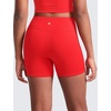 image:imageCRZ YOGA Girls Butterluxe No Front Seam Athletic Biker Shorts  Dance Casual Yoga Kids Teen SummerDeep Red