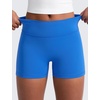image:imageCRZ YOGA Girls Butterluxe No Front Seam Athletic Biker Shorts  Dance Casual Yoga Kids Teen SummerSparkle Blue