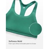 image:imageCRZ YOGA Girls Softness Mold Butterluxe Racerback Sports Bra  Athletic Yoga Casual U Neck Scoop Teen KidsCascadia Green