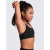 image:imageCRZ YOGA Girls Softness Mold Butterluxe Racerback Sports Bra  Athletic Yoga Casual U Neck Scoop Teen KidsTrue Navy