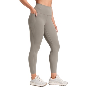 image:imageCRZ YOGA Butterluxe Workout Leggings Pockets 25  High Waisted Gym Womens Yoga Pants Buttery SoftWarm Ash Grey