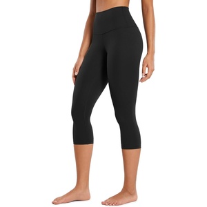 image:imageCRZ YOGA Butterluxe Yoga Capris Leggings 19  High Waisted Workout Buttery Soft Athletic Lounge Womens Crop PantsBlack