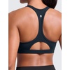 image:imageCRZ YOGA Butterlift CutOut Racerback Sports Bras for Women  Scoop Neck Medium Impact Padded Pilates Gym Workout TopTrue Navy