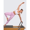 image:imageCRZ YOGA Butterlift CutOut Racerback Sports Bras for Women  Scoop Neck Medium Impact Padded Pilates Gym Workout TopWhite