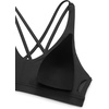 image:imageCRZ YOGA Butterlift Strappy Sports Bras for Women  Padded Low Cut Scoop Neck Cross Back Pilates Yoga TopBlack