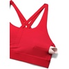 image:imageCRZ YOGA Butterlift Wide Criss Cross Straps Supportive Sports Bras for Women  Medium Impact Strappy Gym Padded Workout TopAurora Red