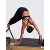image:imageCRZ YOGA Butterlift Wide Criss Cross Straps Supportive Sports Bras for Women  Medium Impact Strappy Gym Padded Workout TopBlack