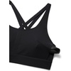 image:imageCRZ YOGA Butterlift Wide Criss Cross Straps Supportive Sports Bras for Women  Medium Impact Strappy Gym Padded Workout TopBlack