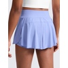 image:imageCRZ YOGA Girls 2 in 1 Athletic Flowy Shorts  Dance Tennis Soccer Casual Butterfly Skirts Liner Pockets Kids TeenPeriwinkle Purple