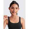 image:imageCRZ YOGA Girls Butterluxe U Back Sports Bra  Yoga Athletic Casual Tops Scoop Neck Padded Crop Kids TeenBlack