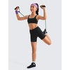 image:imageCRZ YOGA Girls Butterluxe U Back Sports Bra  Yoga Athletic Casual Tops Scoop Neck Padded Crop Kids TeenBlack