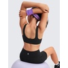 image:imageCRZ YOGA Girls Butterluxe U Back Sports Bra  Yoga Athletic Casual Tops Scoop Neck Padded Crop Kids TeenBlack