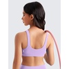 image:imageCRZ YOGA Girls Butterluxe U Back Sports Bra  Yoga Athletic Casual Tops Scoop Neck Padded Crop Kids TeenElfin Purple