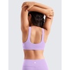 image:imageCRZ YOGA Girls Butterluxe U Back Sports Bra  Yoga Athletic Casual Tops Scoop Neck Padded Crop Kids TeenElfin Purple