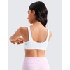 image:imageCRZ YOGA Girls Butterluxe U Back Sports Bra  Yoga Athletic Casual Tops Scoop Neck Padded Crop Kids TeenWhite