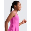 image:imageCRZ YOGA Girls Cloudweight Double Lined Square Neck Casual Dress  Dance Tennis Athletic Pockets Knee Length Sleeveless TeenLight Purple