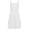 image:imageCRZ YOGA Girls Cloudweight Double Lined Square Neck Casual Dress  Dance Tennis Athletic Pockets Knee Length Sleeveless TeenMilky White