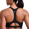 image:imageCRZ YOGA Butterlift CutOut Racerback Sports Bras for Women  Scoop Neck Medium Impact Padded Pilates Gym Workout TopBlack