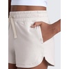 image:imageCRZ YOGA Girls Cloud Jersey Dolphin Casual Sweat Shorts  Lounge Athletic Tennis Soccer Pockets Drawstring Kids TeenMilky White