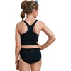 image:imageCRZ YOGA Girls Tankini Set 2 Piece Swimsuit  Beach Sports Bathing Suit High Neck Racerback Padded Kids TeenBlack