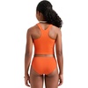 image:imageCRZ YOGA Girls Tankini Set 2 Piece Swimsuit  Beach Sports Bathing Suit High Neck Racerback Padded Kids TeenCoral