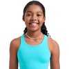 image:imageCRZ YOGA Girls Tankini Set 2 Piece Swimsuit  Beach Sports Bathing Suit High Neck Racerback Padded Kids TeenTurquoise