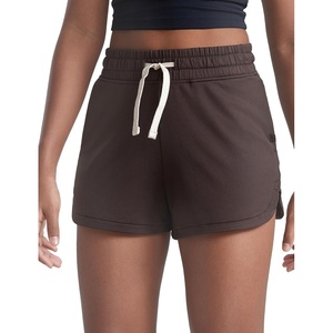 image:imageCRZ YOGA Girls Cloud Jersey Dolphin Casual Sweat Shorts  Lounge Athletic Tennis Soccer Pockets Drawstring Kids TeenHot Fudge Brown