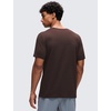 image:imageCRZ YOGA CottonBlend Athletic Shirts for Men  Short Sleeve Moisture Wicking Soft Workout Casual Tee Tops Basic TShirtHot Fudge Brown