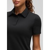 image:imageCRZ YOGA Golf Polo Shirts Short Sleeve for Women UPF 50  Sun Protection Tennis Athletic Collared Tops Lightweight Quick DryBlack