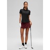 image:imageCRZ YOGA Golf Polo Shirts Short Sleeve for Women UPF 50  Sun Protection Tennis Athletic Collared Tops Lightweight Quick DryBlack