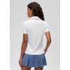 image:imageCRZ YOGA Golf Polo Shirts Short Sleeve for Women UPF 50  Sun Protection Tennis Athletic Collared Tops Lightweight Quick DryWhite