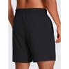 image:imageCRZ YOGA Mens 2 in 1 Running Shorts 7  Lined Workout Quick Dry Lightweight for Sports Athletic with PocketsBlack