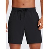 image:imageCRZ YOGA Mens 2 in 1 Running Shorts 7  Lined Workout Quick Dry Lightweight for Sports Athletic with PocketsBlack