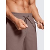 image:imageCRZ YOGA Mens 2 in 1 Running Shorts 7  Lined Workout Quick Dry Lightweight for Sports Athletic with PocketsBrown Rock