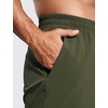 image:imageCRZ YOGA Mens 2 in 1 Running Shorts 7  Lined Workout Quick Dry Lightweight for Sports Athletic with PocketsDark Olive