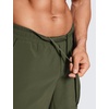 image:imageCRZ YOGA Mens 2 in 1 Running Shorts 7  Lined Workout Quick Dry Lightweight for Sports Athletic with PocketsDark Olive